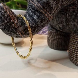 14K Gold Bangle Bracelet